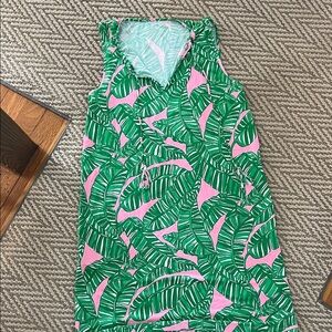 Lilly Pulitzer Tropical Leaf Print Dress